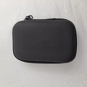 Earbud Case Portable Storage Memory SD Card Camera black magnetic strap